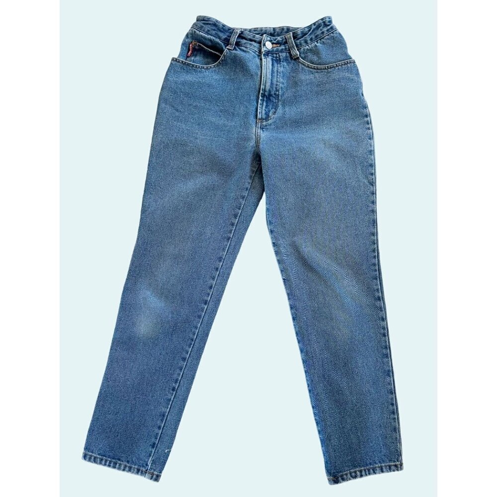 Vintage BONGO Hi Rise Straight Leg Mom Jeans 80s / 90s Size 24 - Picture 3 of 8